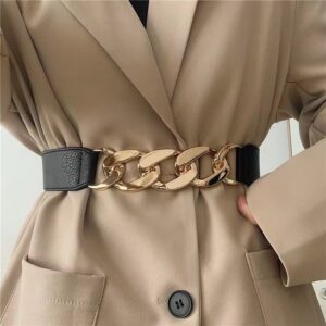 Gold Metal Waist Belts for Women