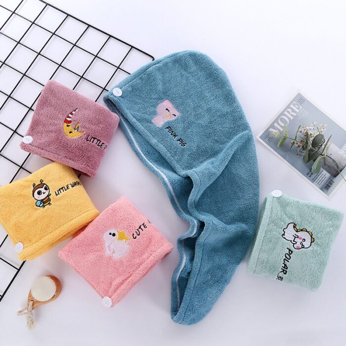 Microfiber Hair Wrap Towel - Image 4
