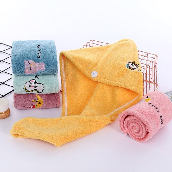 Microfiber Hair Wrap Towel - Image 2