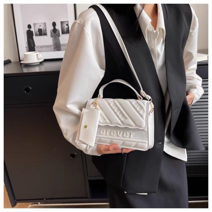 Quilted Leather Waterproof Handbag