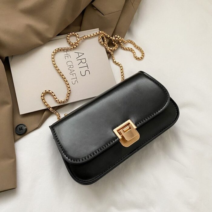 Retro Soft Leather Small Square Bag