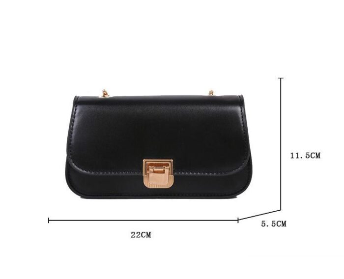 Retro Soft Leather Small Square Bag - Image 3