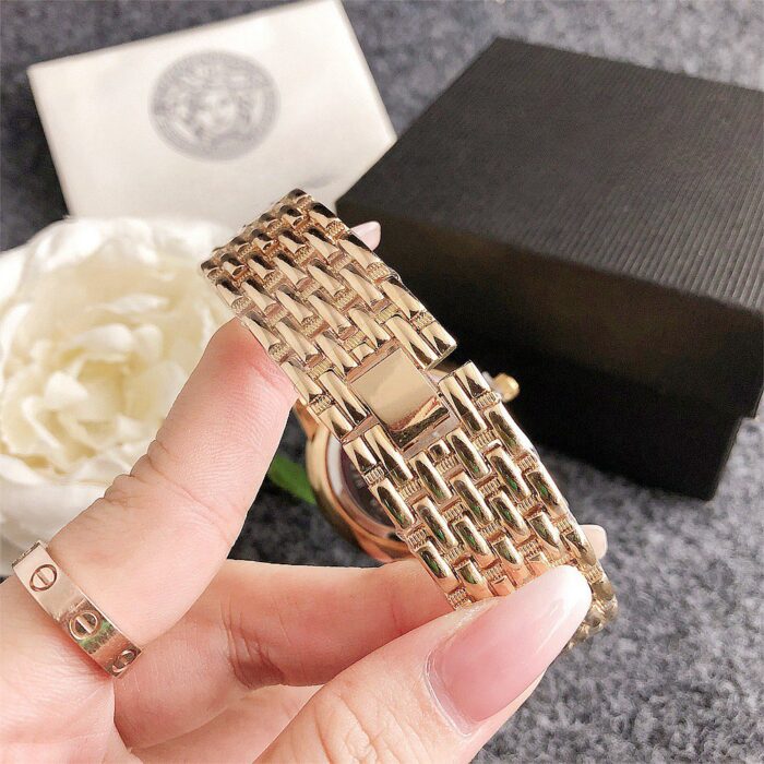 Versace Rose Gold Luxury Wristwatch for Women (A-Grade) - Image 3