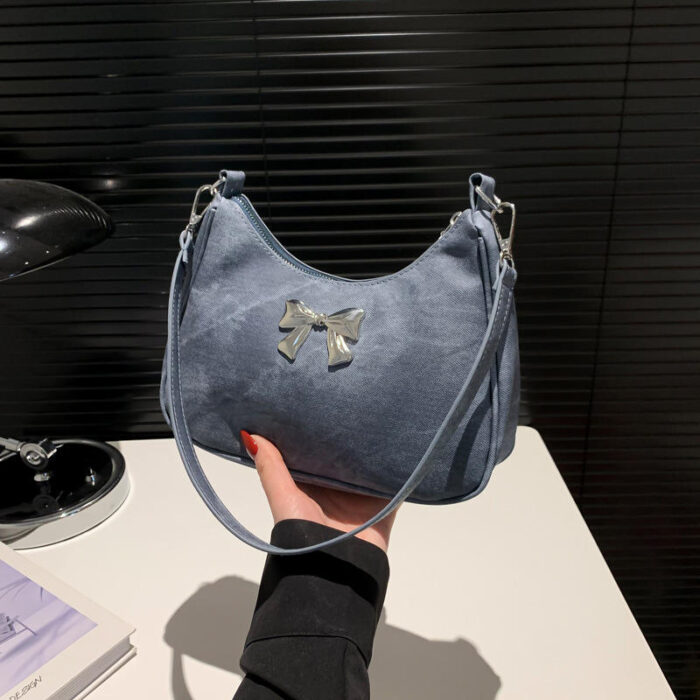 Bow Design Underarm Bag - Image 3