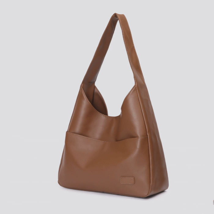 Women's Large Capacity PU Leather Hobo Bags - Image 3