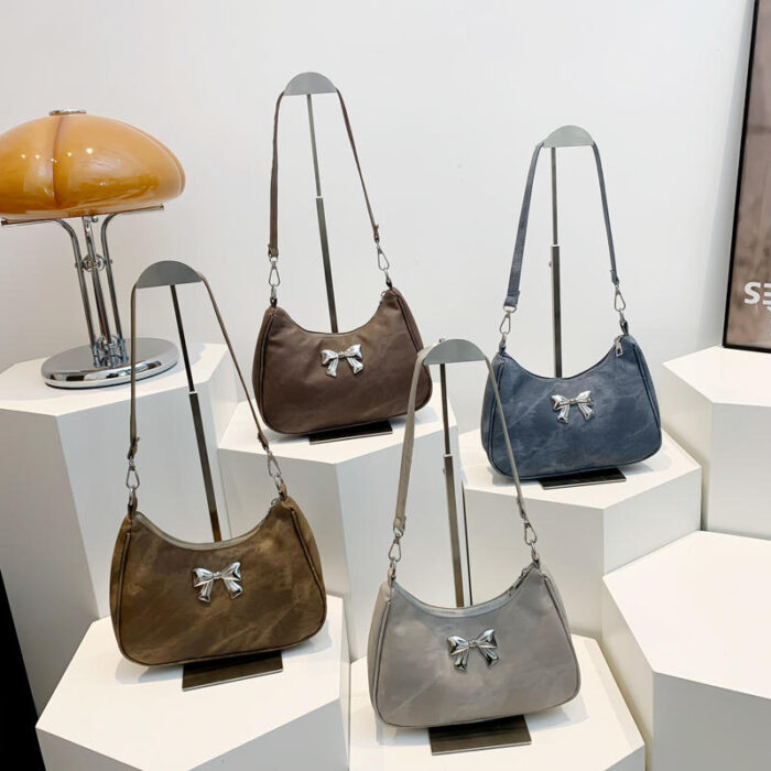 Bow Design Underarm Bag - Image 4