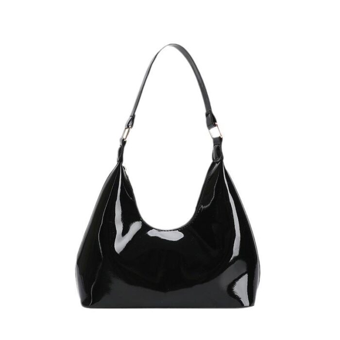 Solid Color Retro  Leather Cheap Tote Bag - Image 6